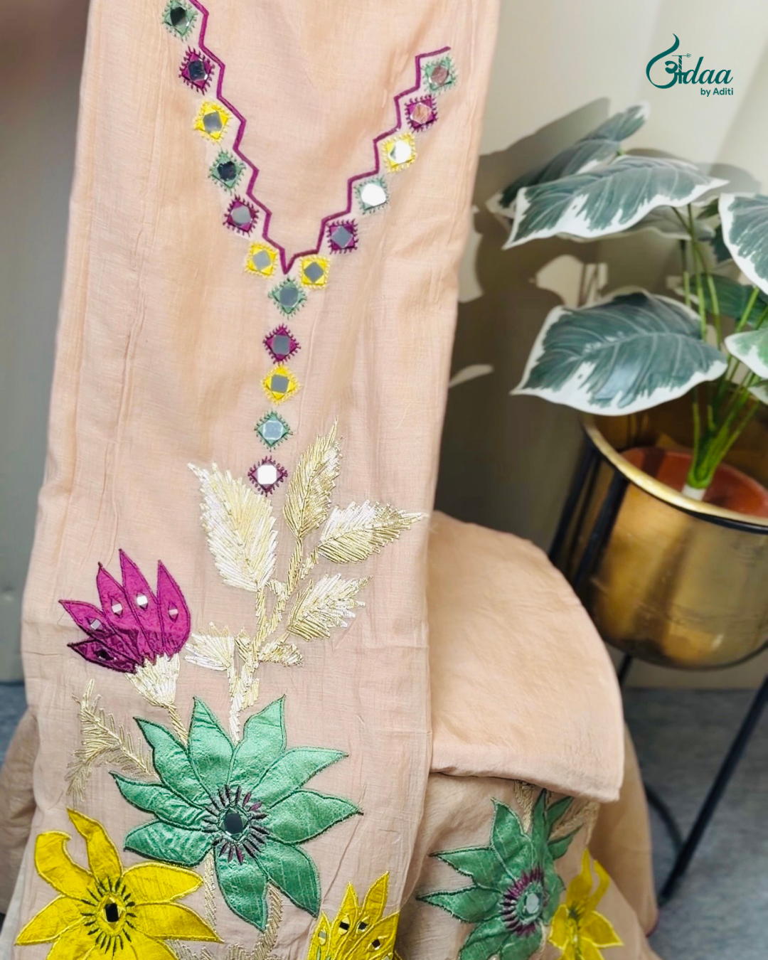 Pure Mal Cotton Festive Suit - Image 2