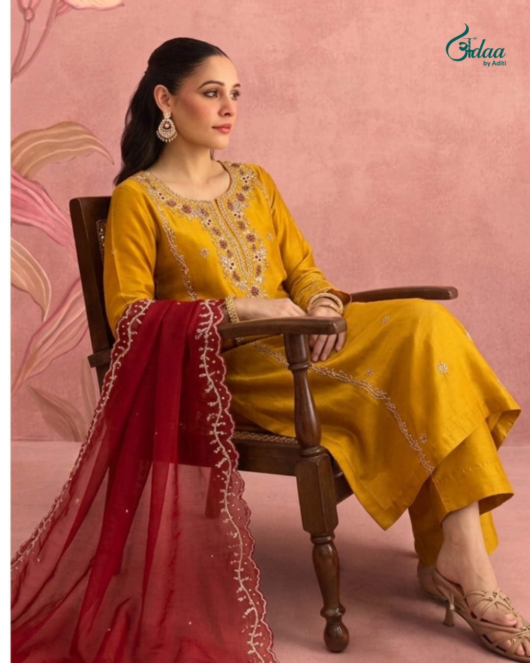 Grace Designer Crepe Suit