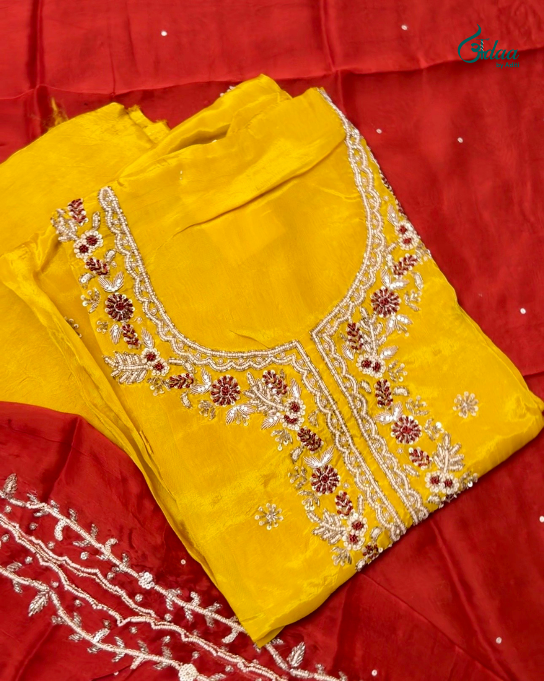 Grace Designer Crepe Suit - Image 2