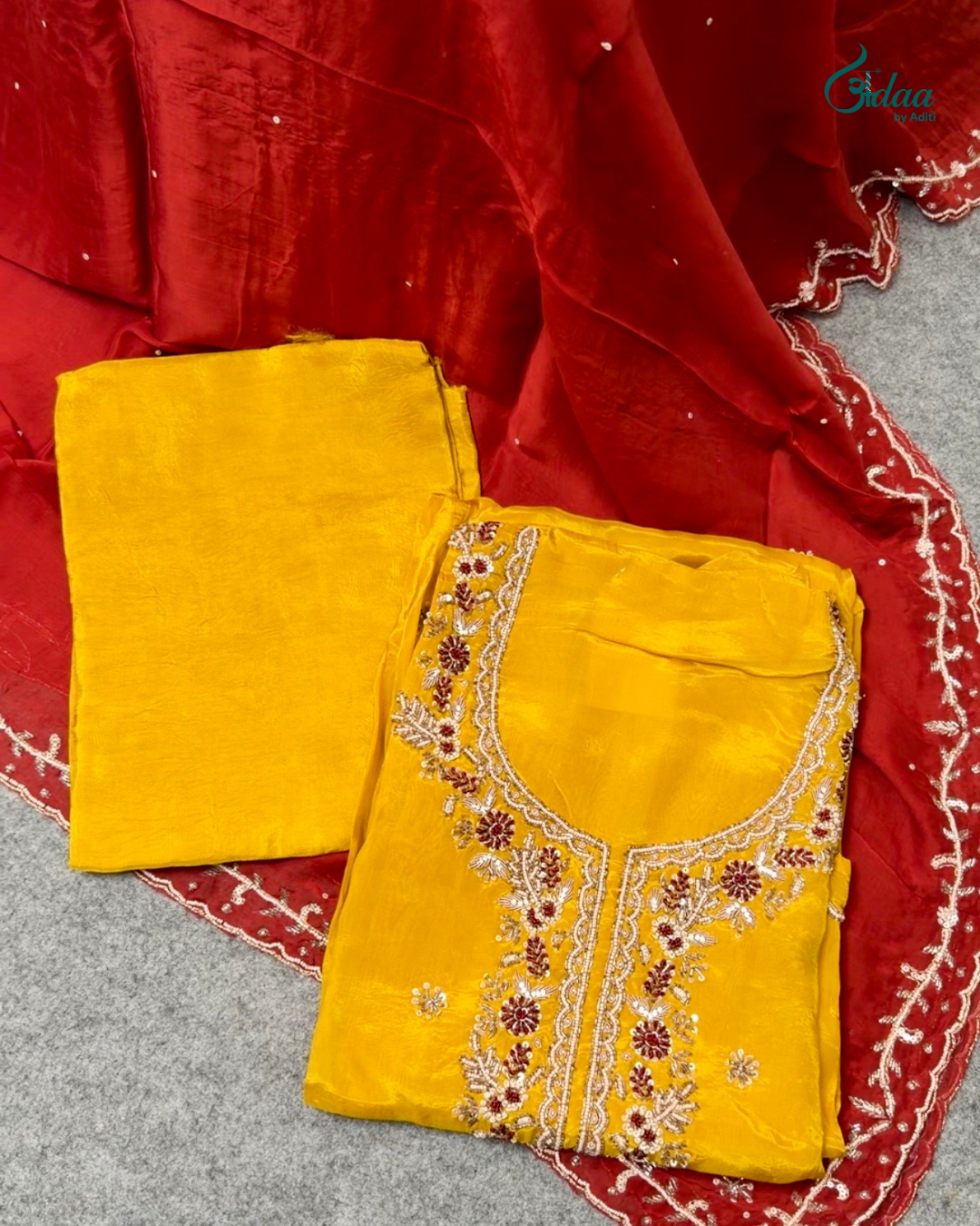 Grace Designer Crepe Suit - Image 3