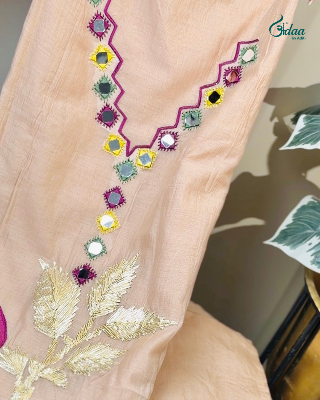 Pure Mal Cotton Festive Suit - Image 4