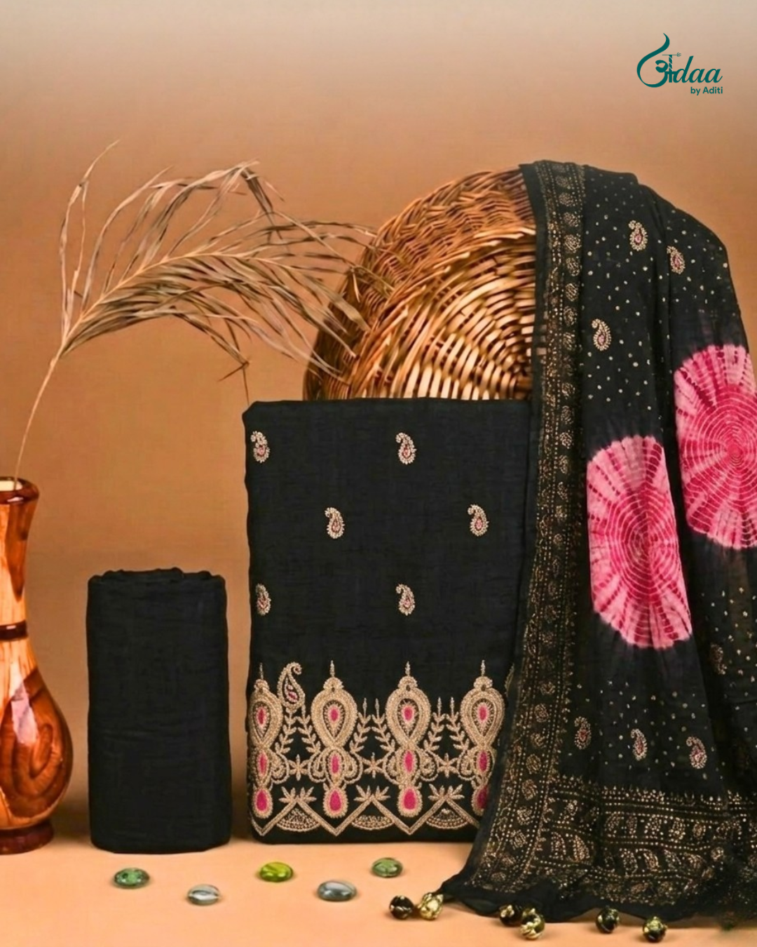 Premium Charm Crepe Suit - Image 2