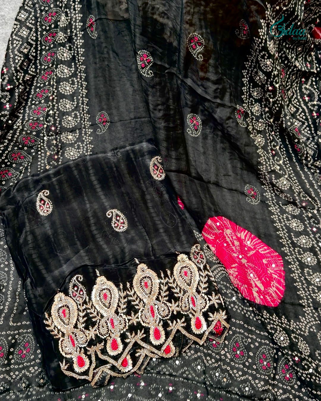 Premium Charm Crepe Suit - Image 3