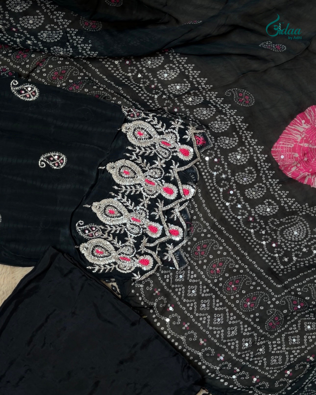 Premium Charm Crepe Suit - Image 4