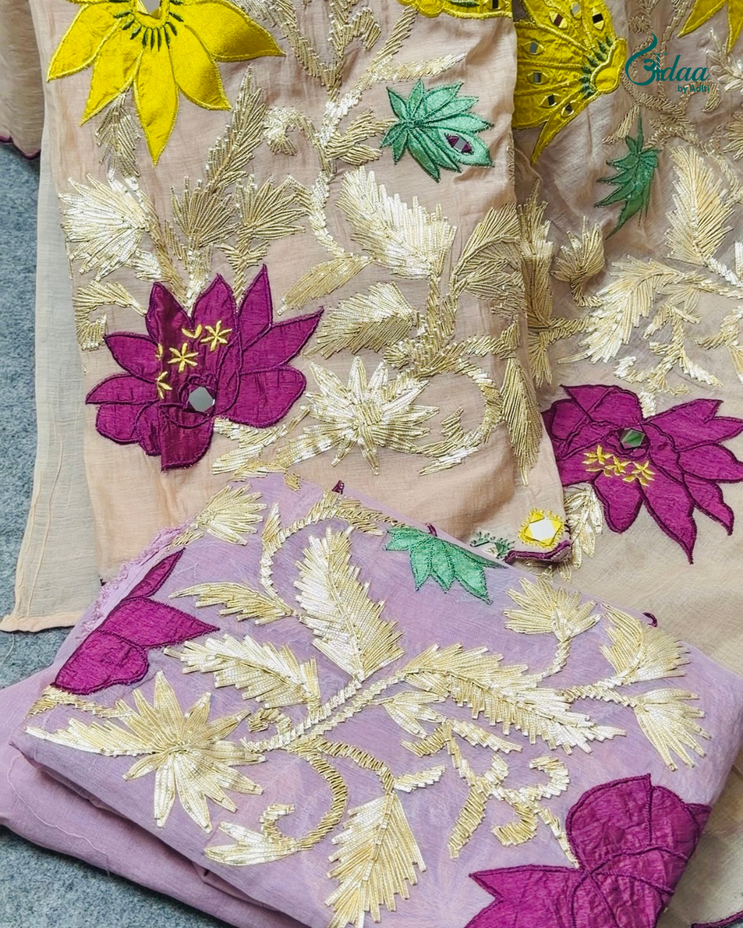 Pure Mal Cotton Festive Suit - Image 3