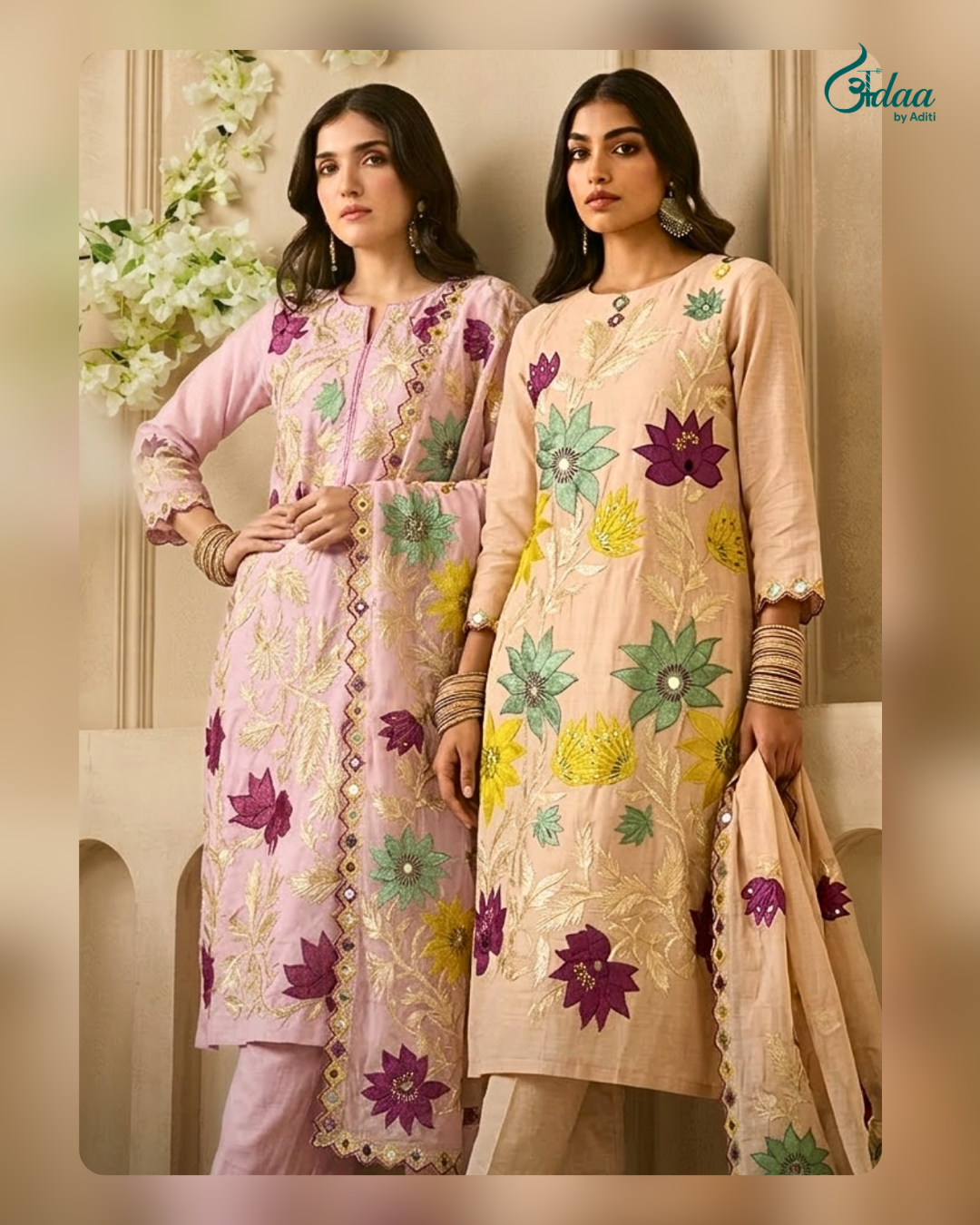 Pure Mal Cotton Festive Suit - Image 6