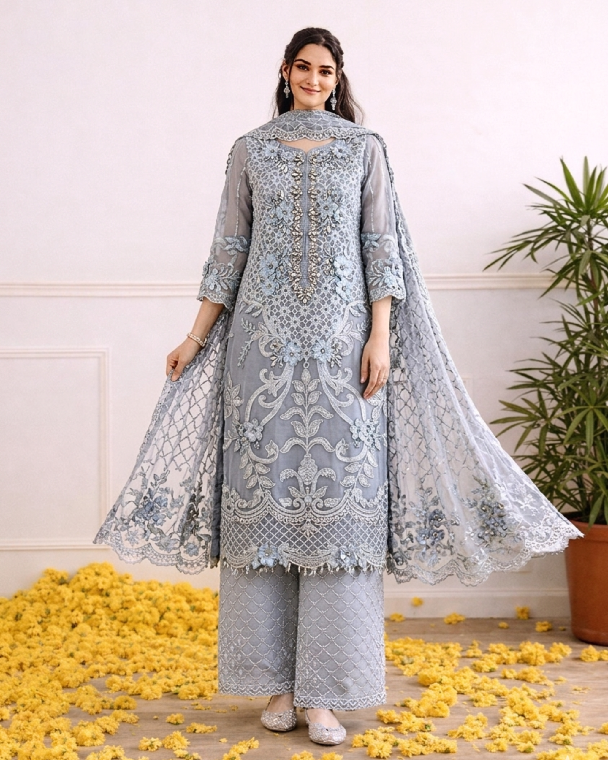 Mariya B Elegant Pakistani Suit