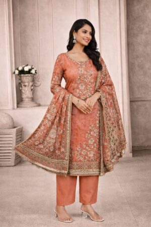 Elina Grace Crepe Suit